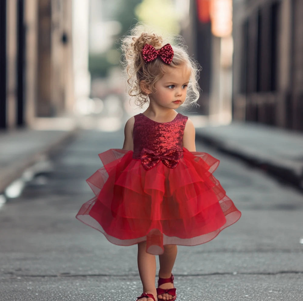Cora Princess Red Tutu Dress