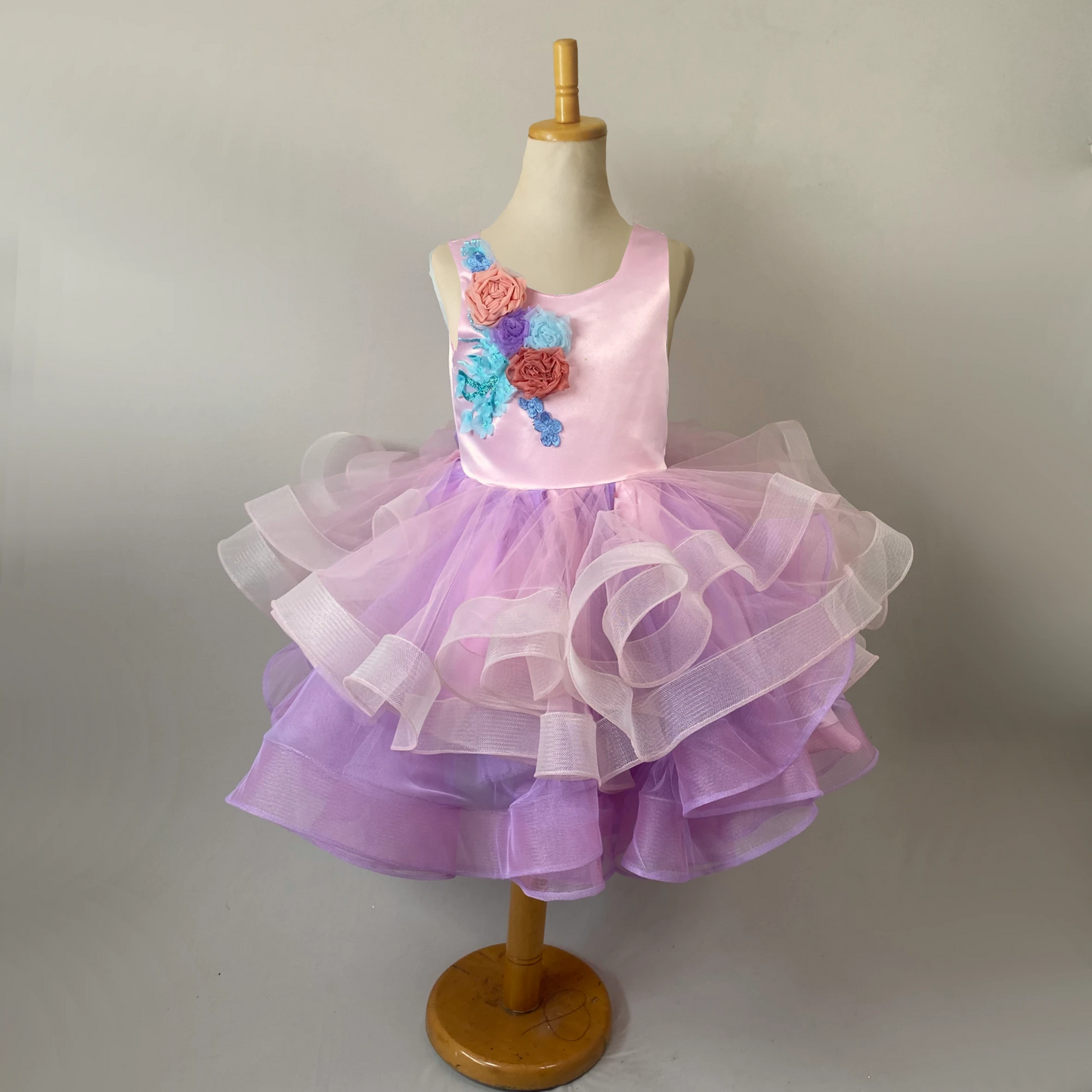Thea Multi Color Pastel Tutu Dress