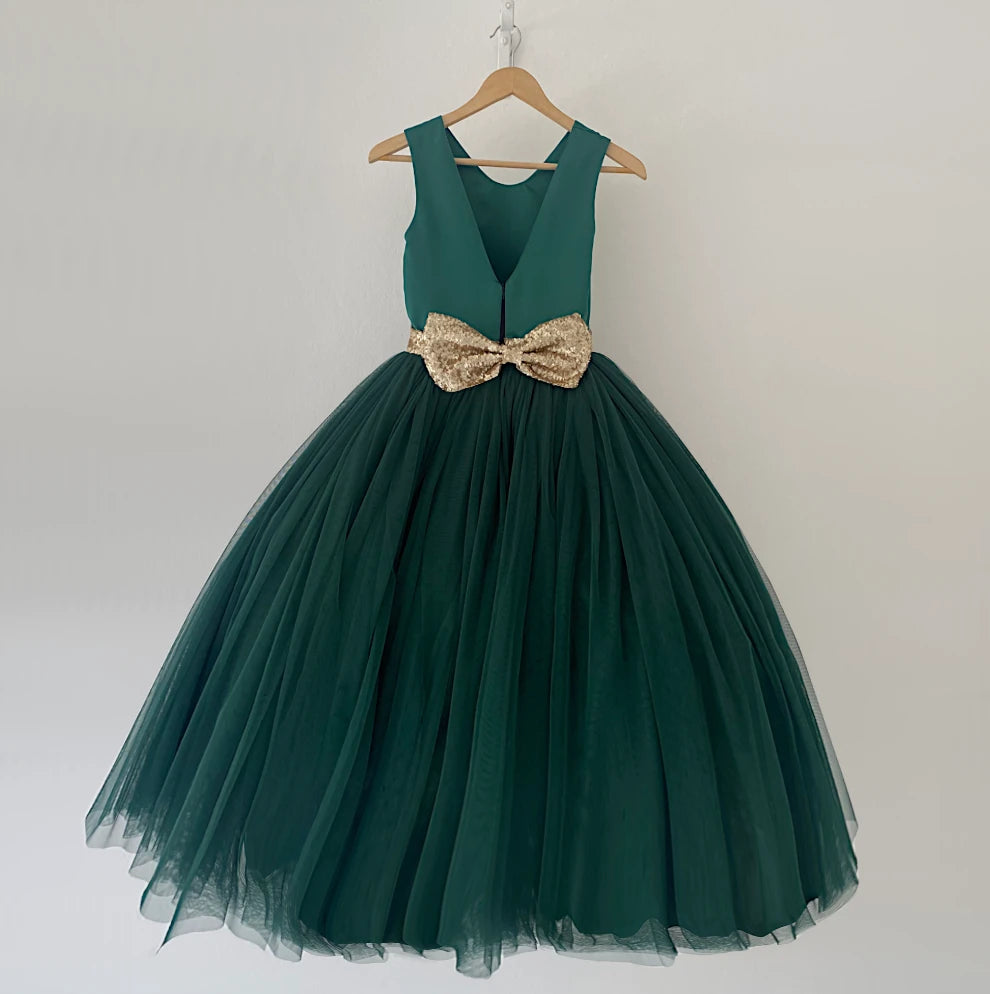 Fiona Forest Green Formal Dress