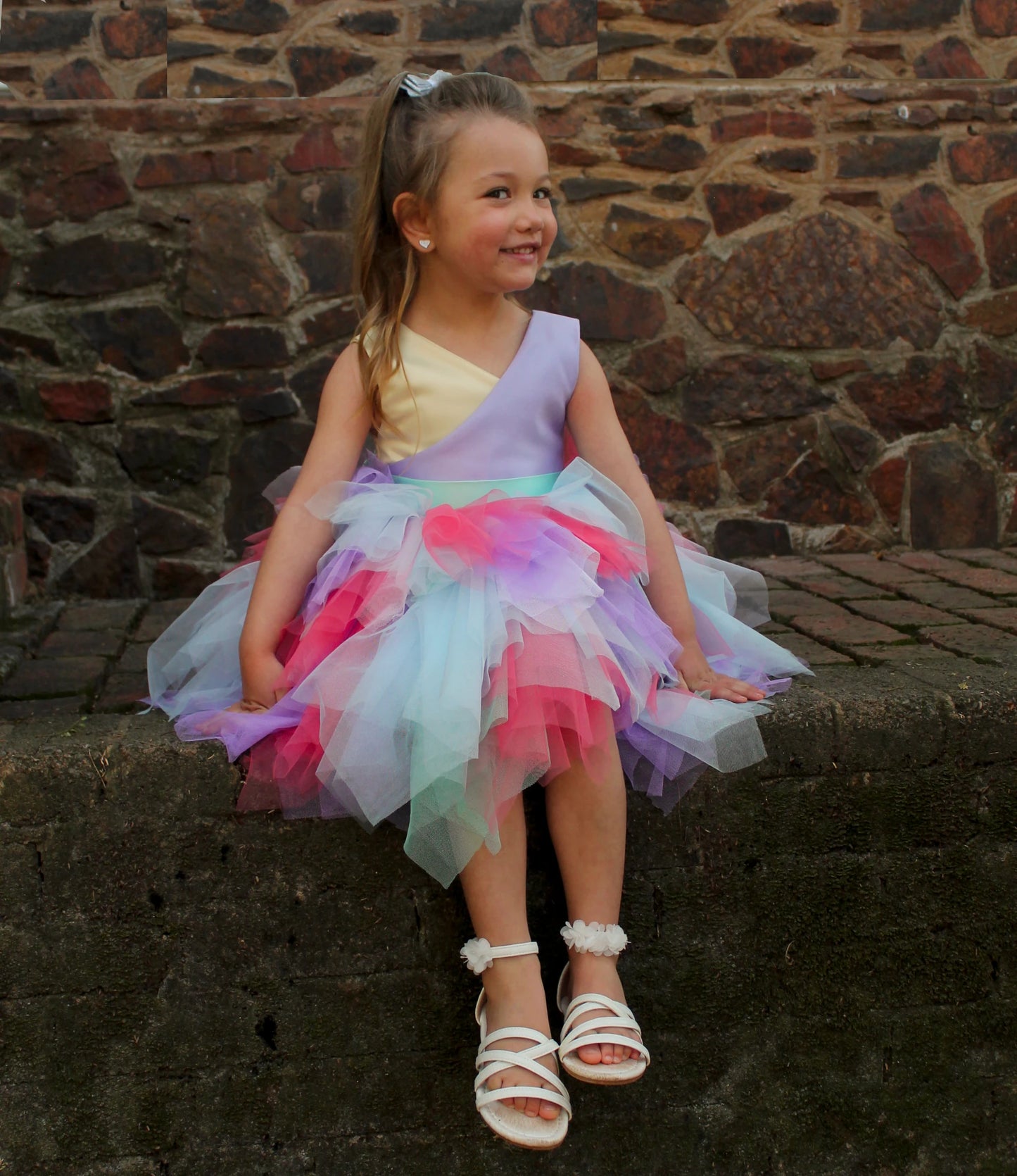 Rosalie Rainbow Tutu Dress