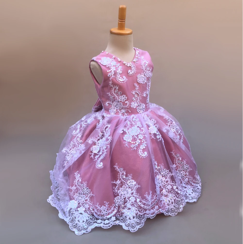 Brinley high low lace dress