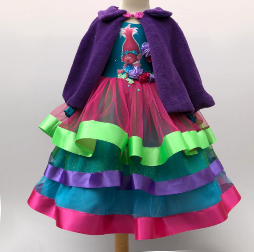 Princess Poppy birthday tutu dress