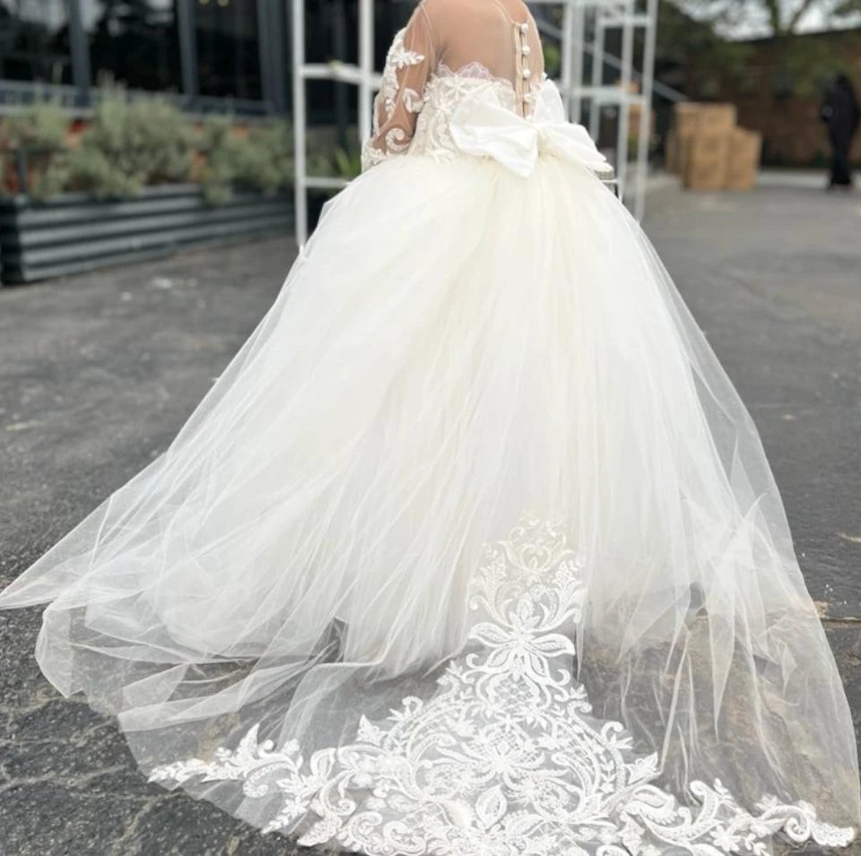 Priya couture flower girl dress