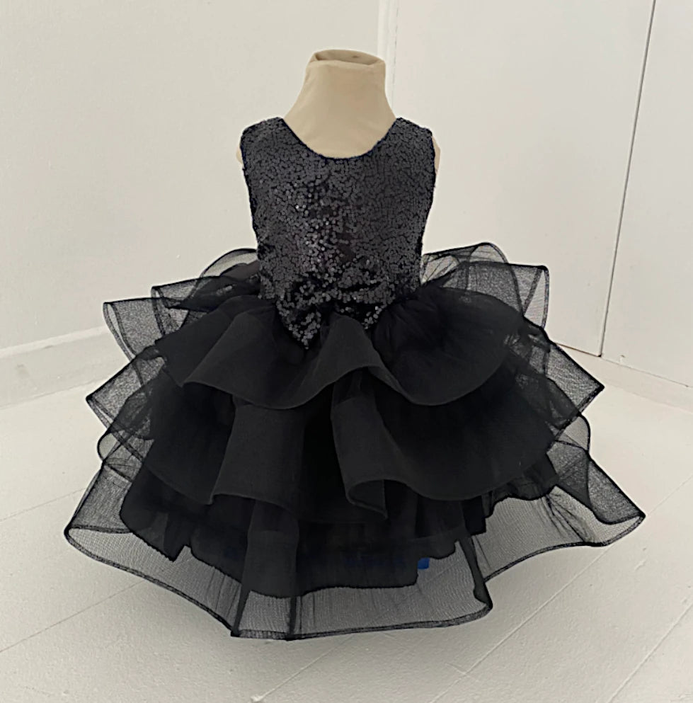 Grace Black Formal Tutu Dress