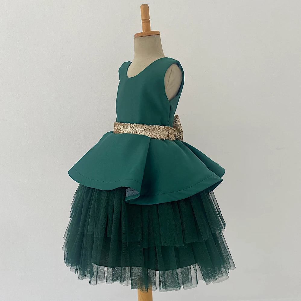 Evie Hunter Green Tutu Dress