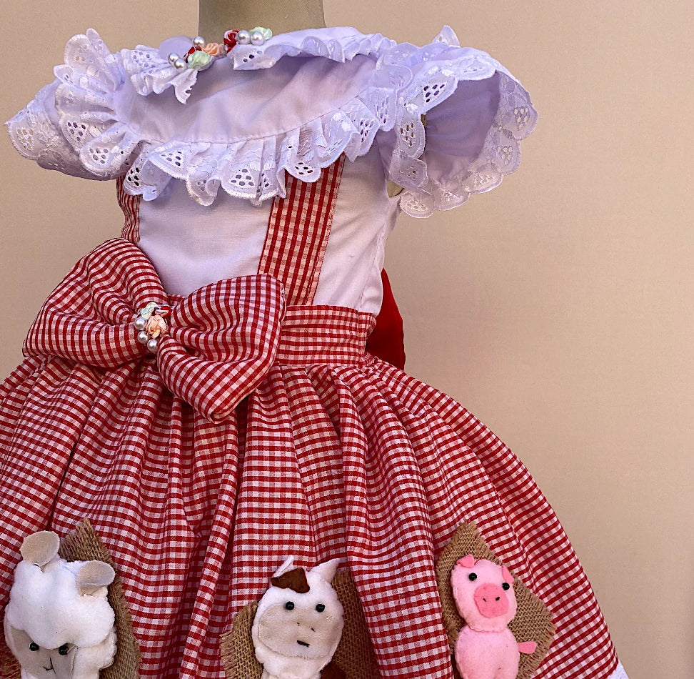Custom Farm Animal Themed Dress