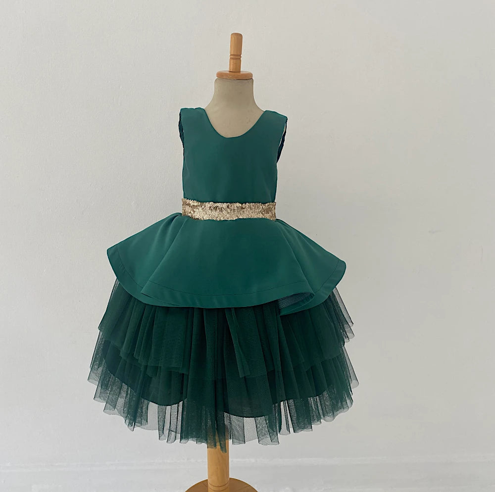 Evie Hunter Green Tutu Dress