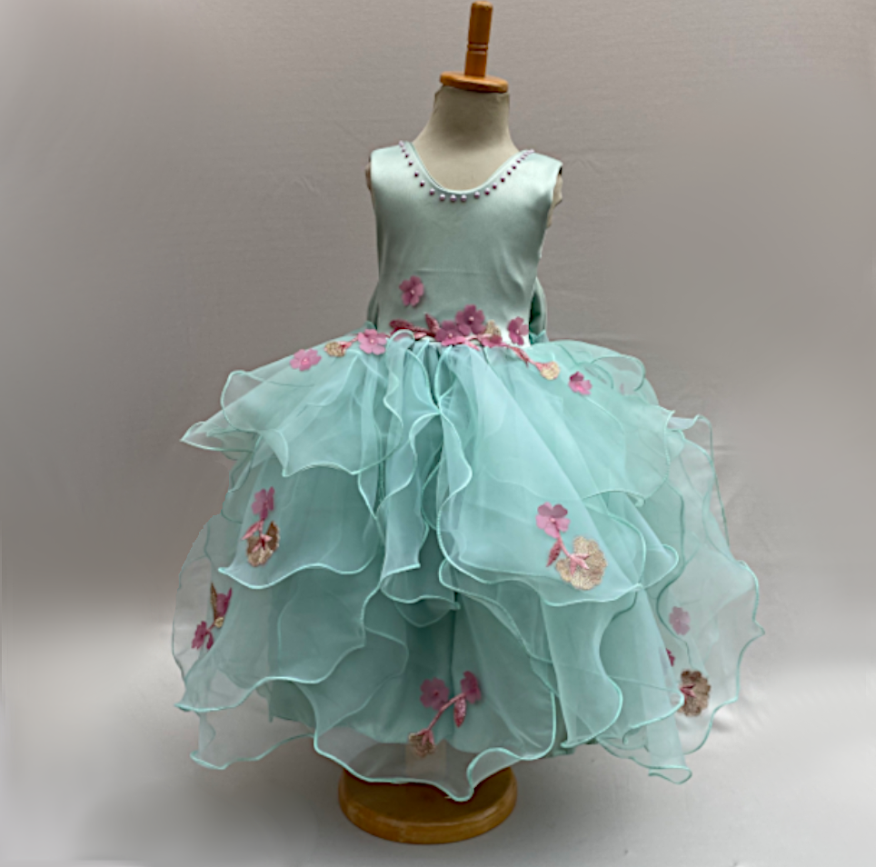 Penelope ruffled floral dress