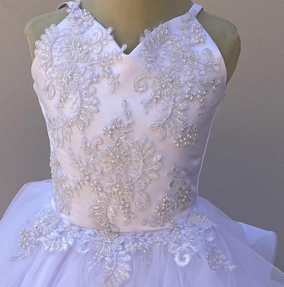 Naya white ball gown dress