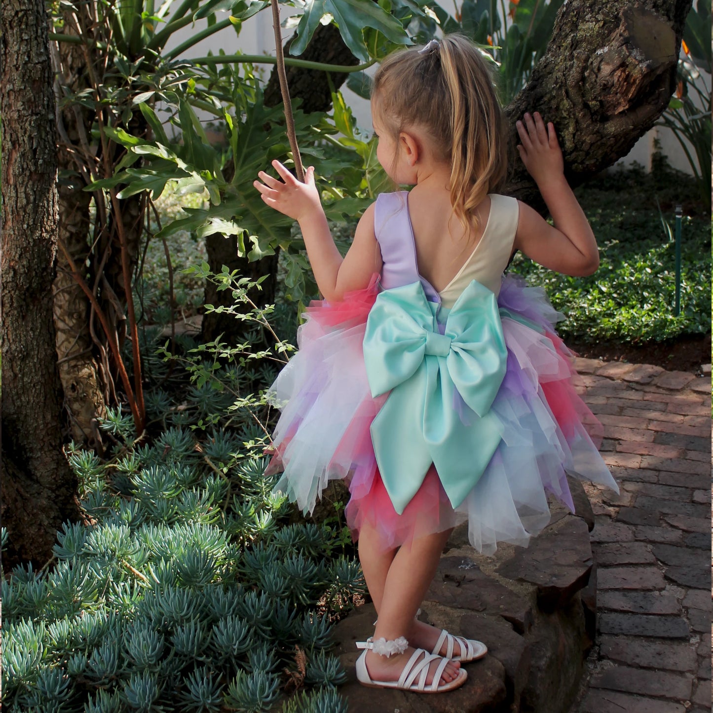 Rosalie Rainbow Tutu Dress