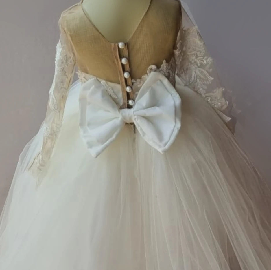 Priya couture flower girl dress