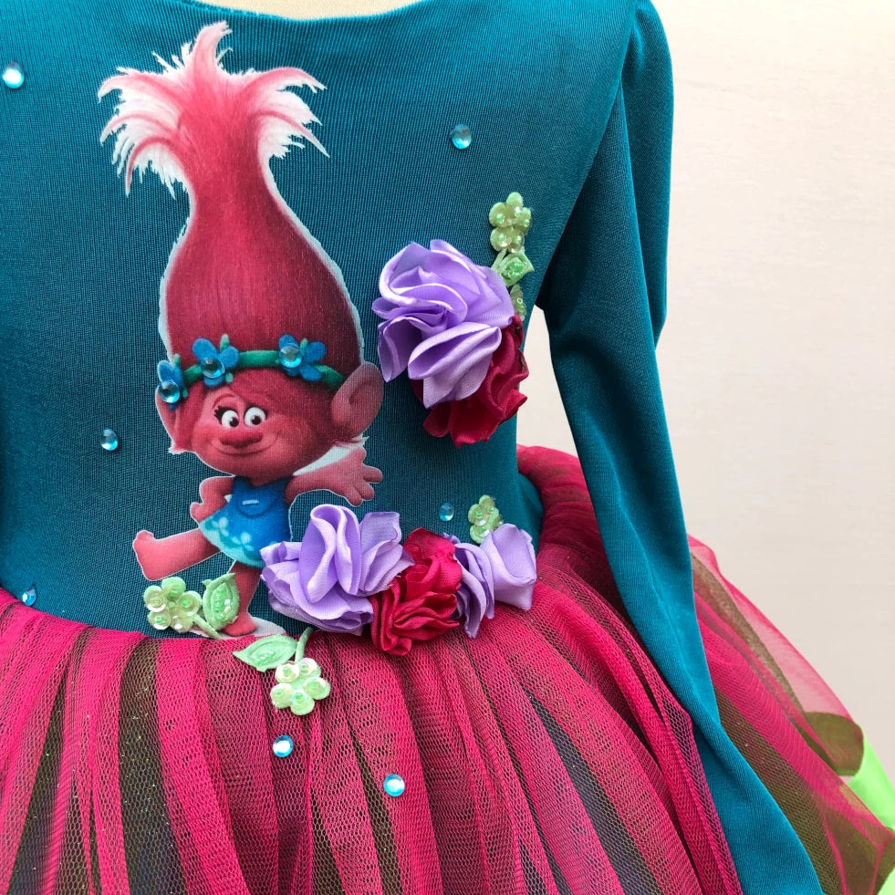 Princess Poppy birthday tutu dress