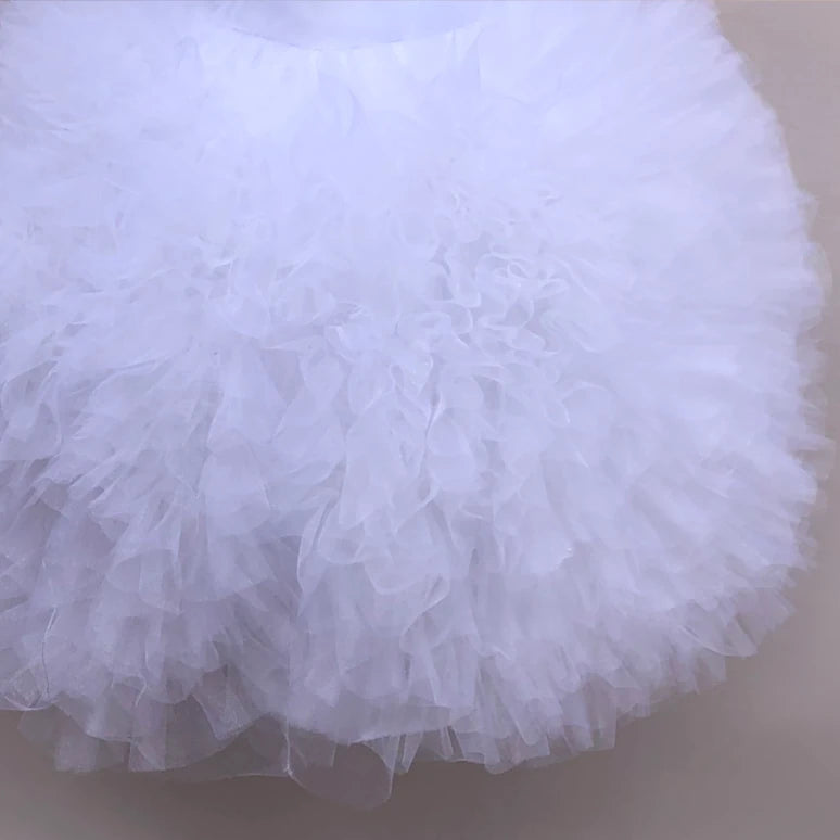 Emmelene white tutu dress