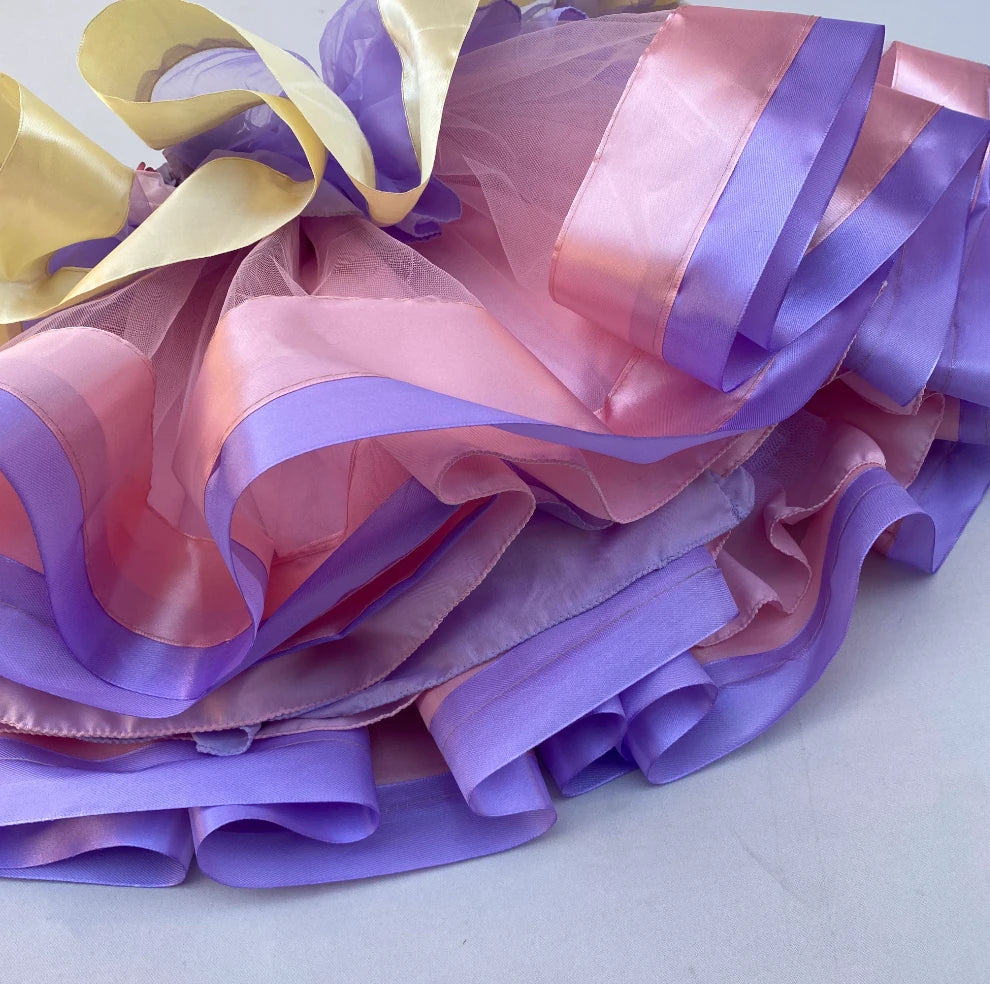 Pastel Rainbow Birthday Tutu Dress
