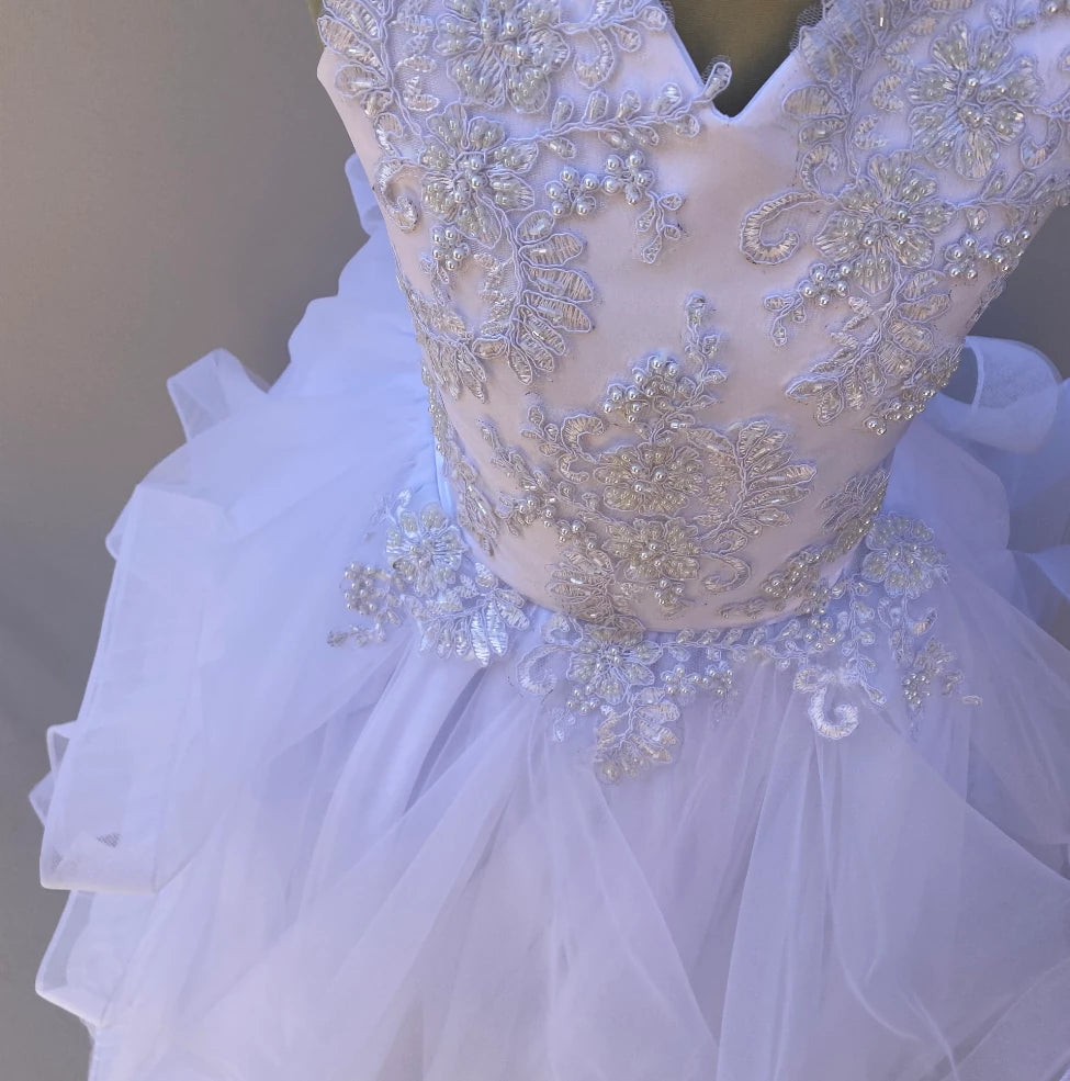 Naya white ball gown dress