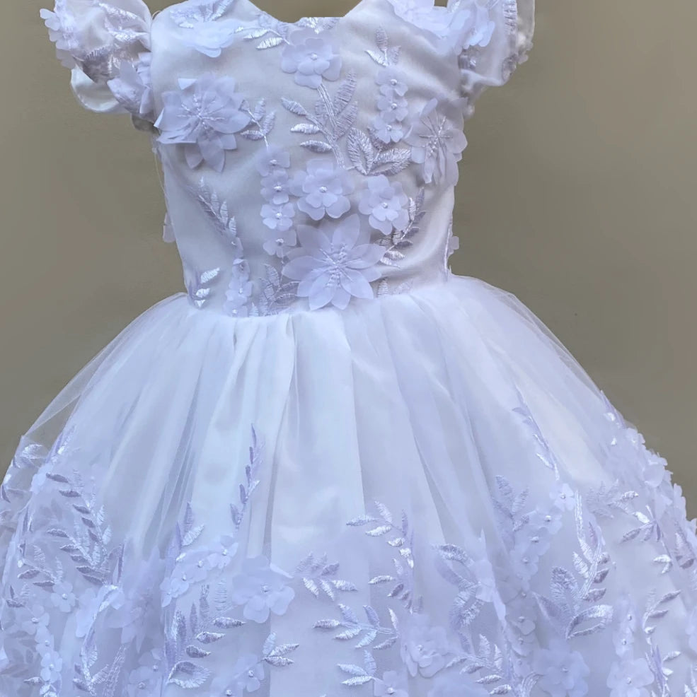 Bianca 3D floral dress