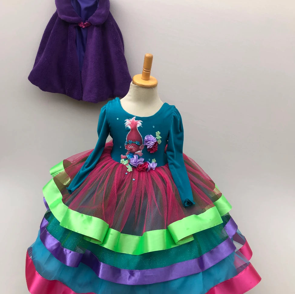 Princess Poppy birthday tutu dress