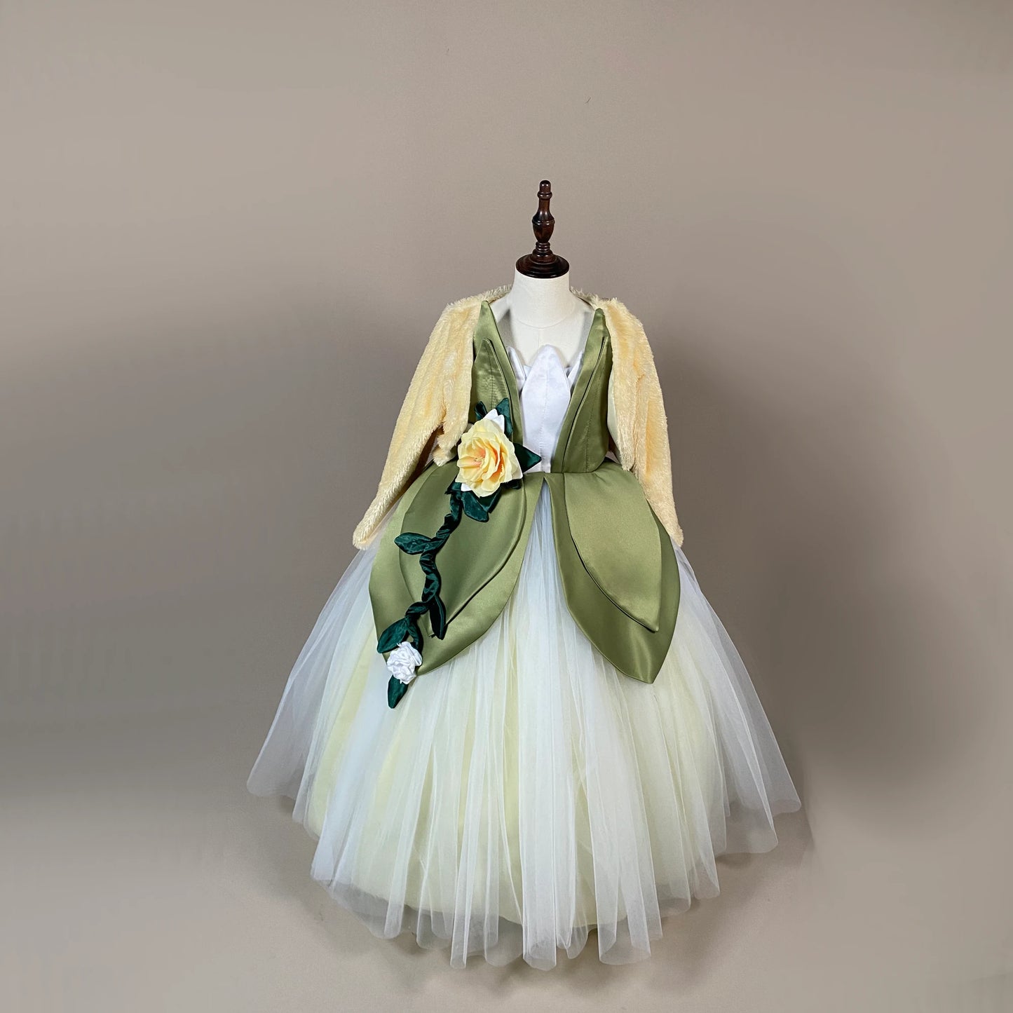 Talia Green Forest Fairy Gown