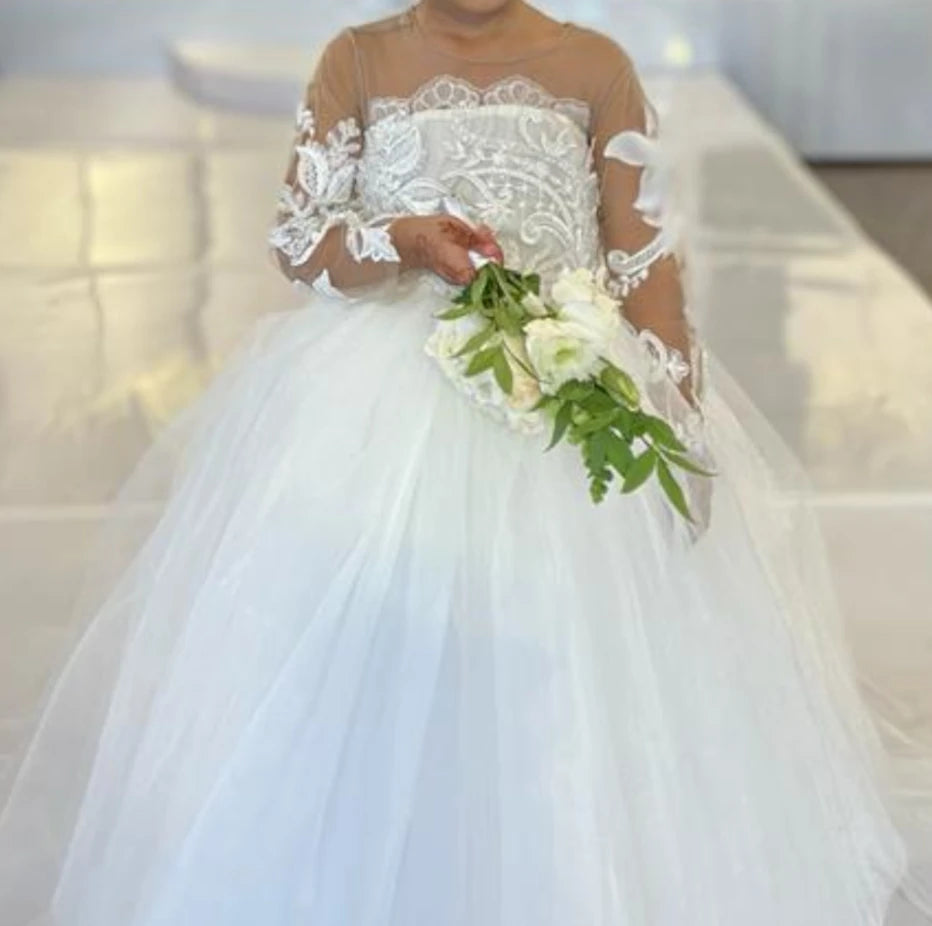 Priya couture flower girl dress