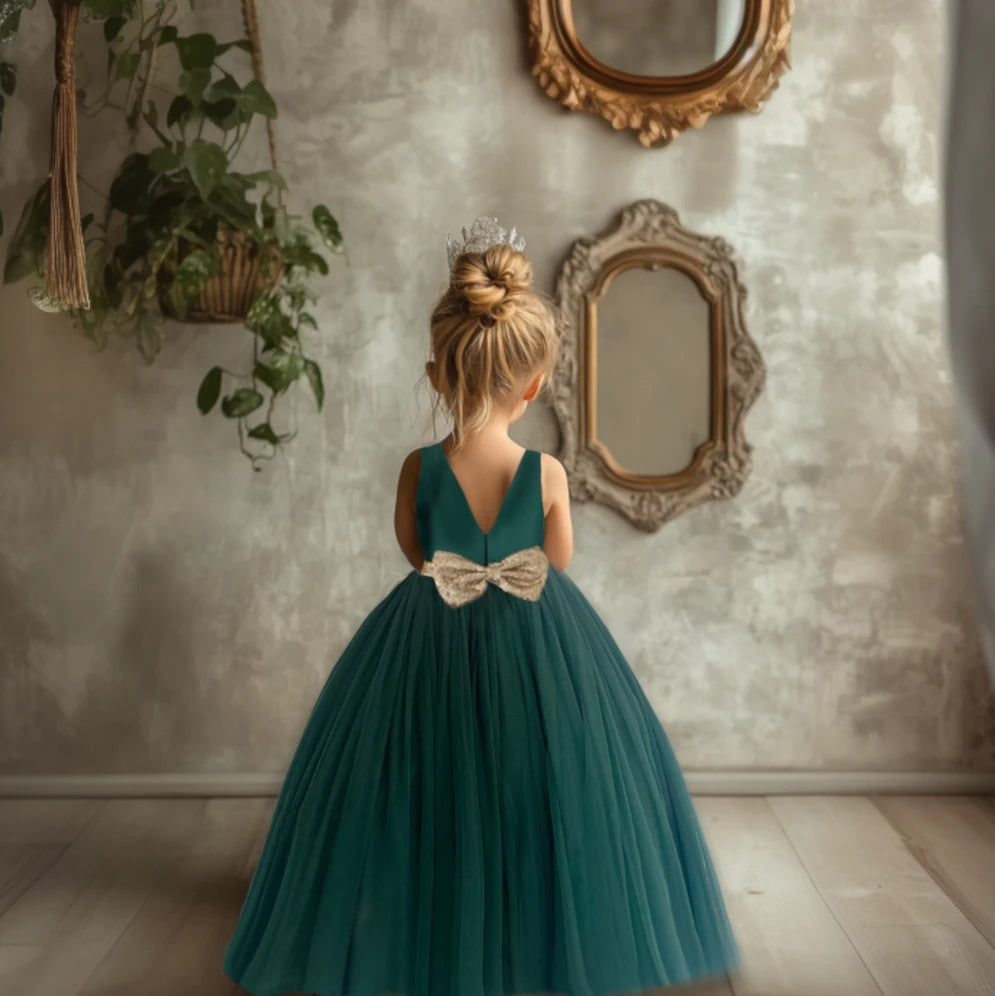Fiona Forest Green Formal Dress
