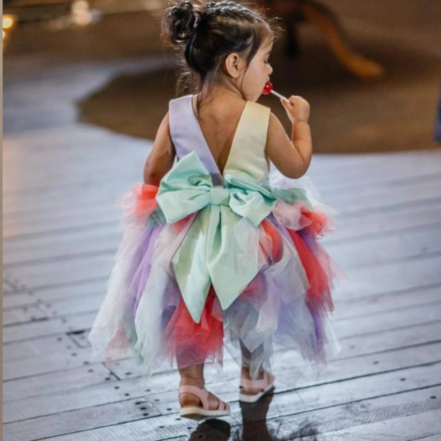 Rosalie Rainbow Tutu Dress