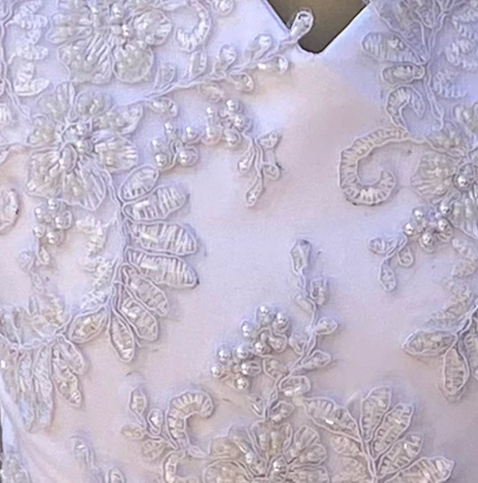 Naya white ball gown dress