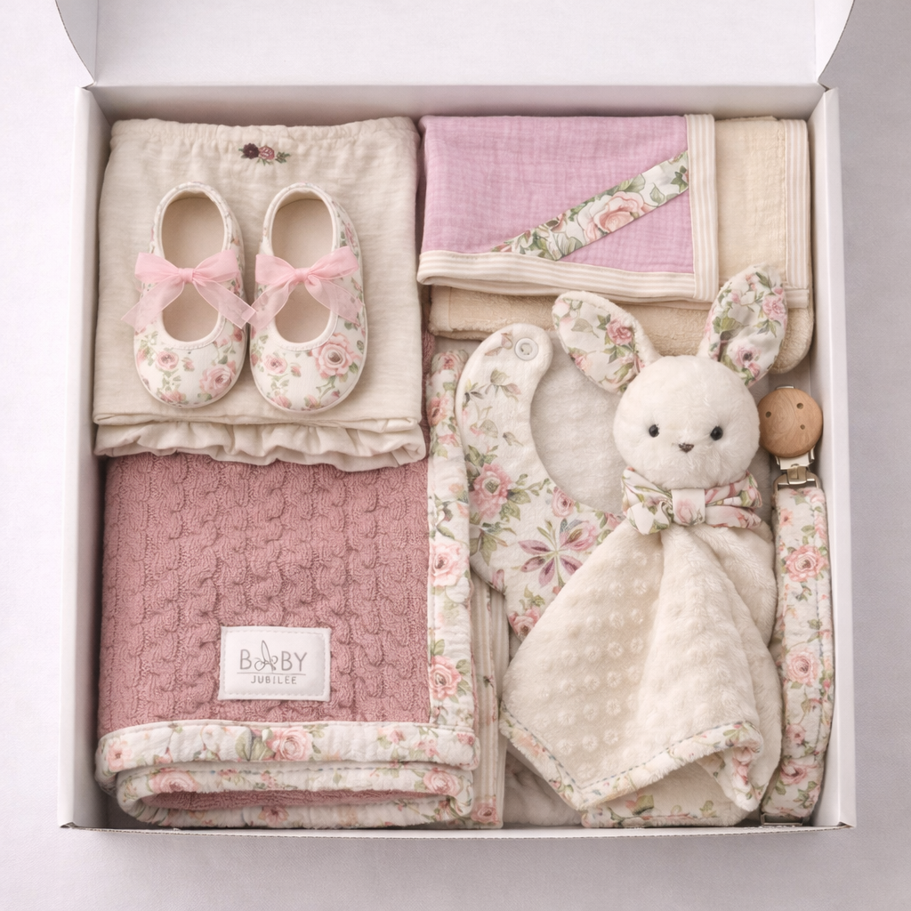 Luxury Large Baby Girl Gift Box
