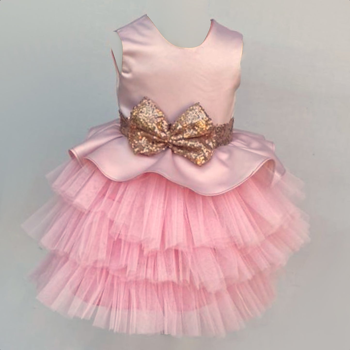 Dakota Pink Peplum Tutu Dress