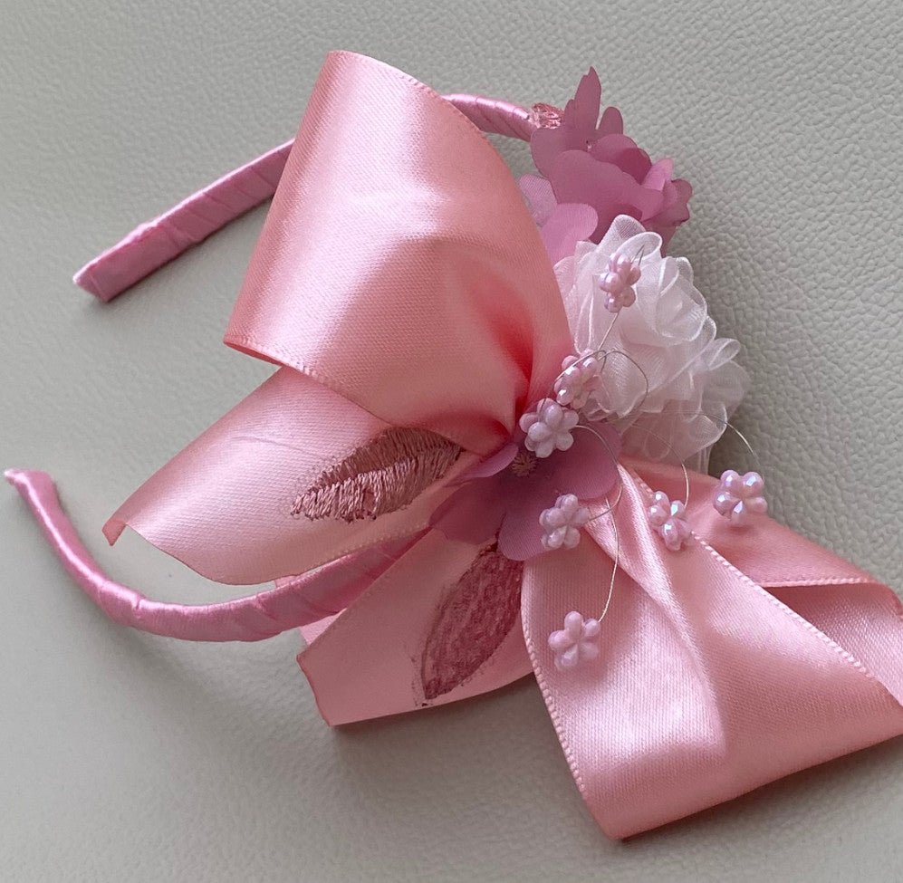 Floral spring headband
