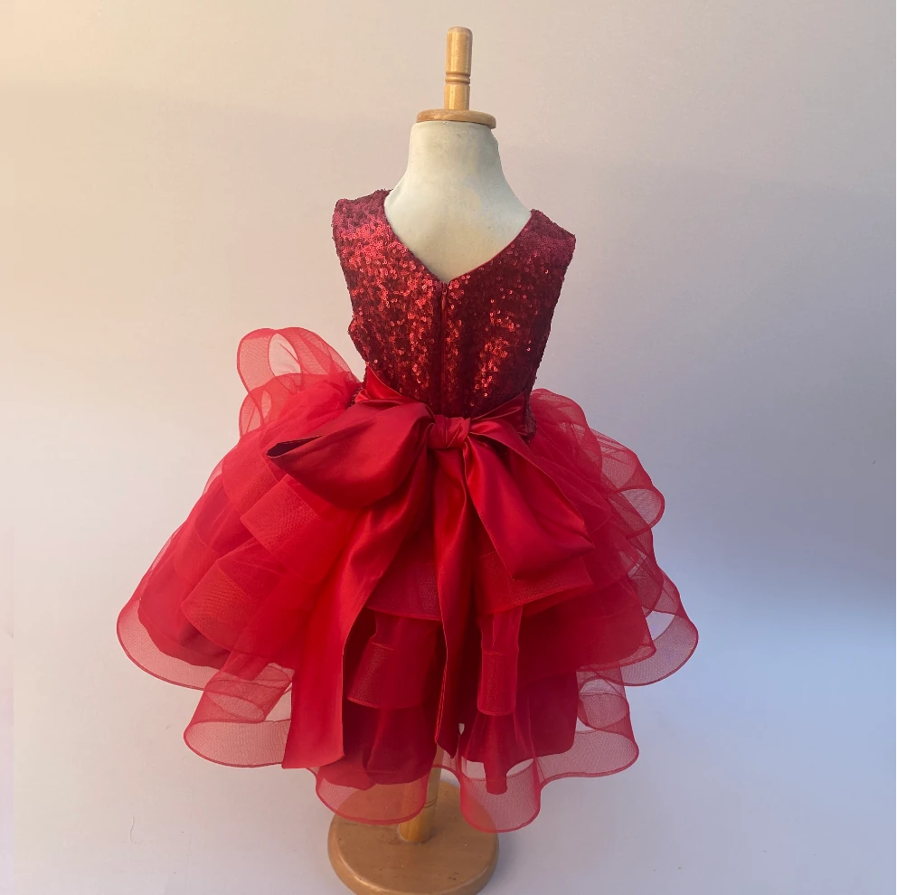 Cora princess red tutu dress