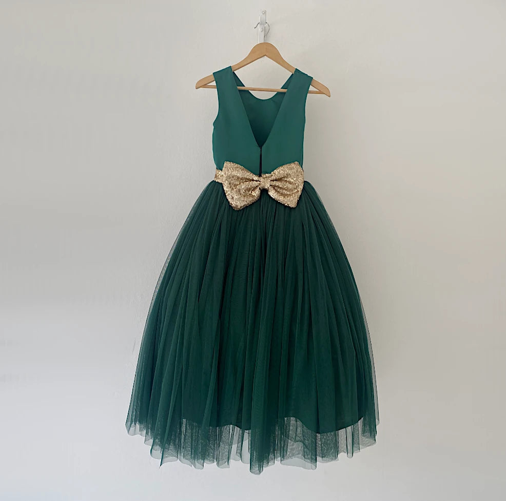 Fiona Forest Green Formal Dress