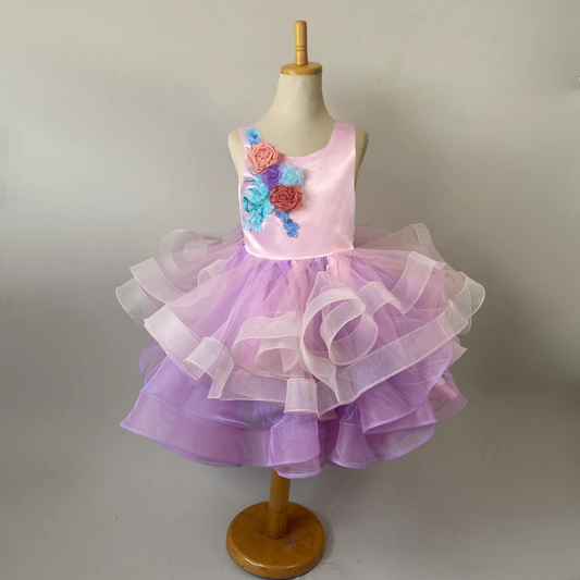 Thea Multi Color Pastel Tutu Dress