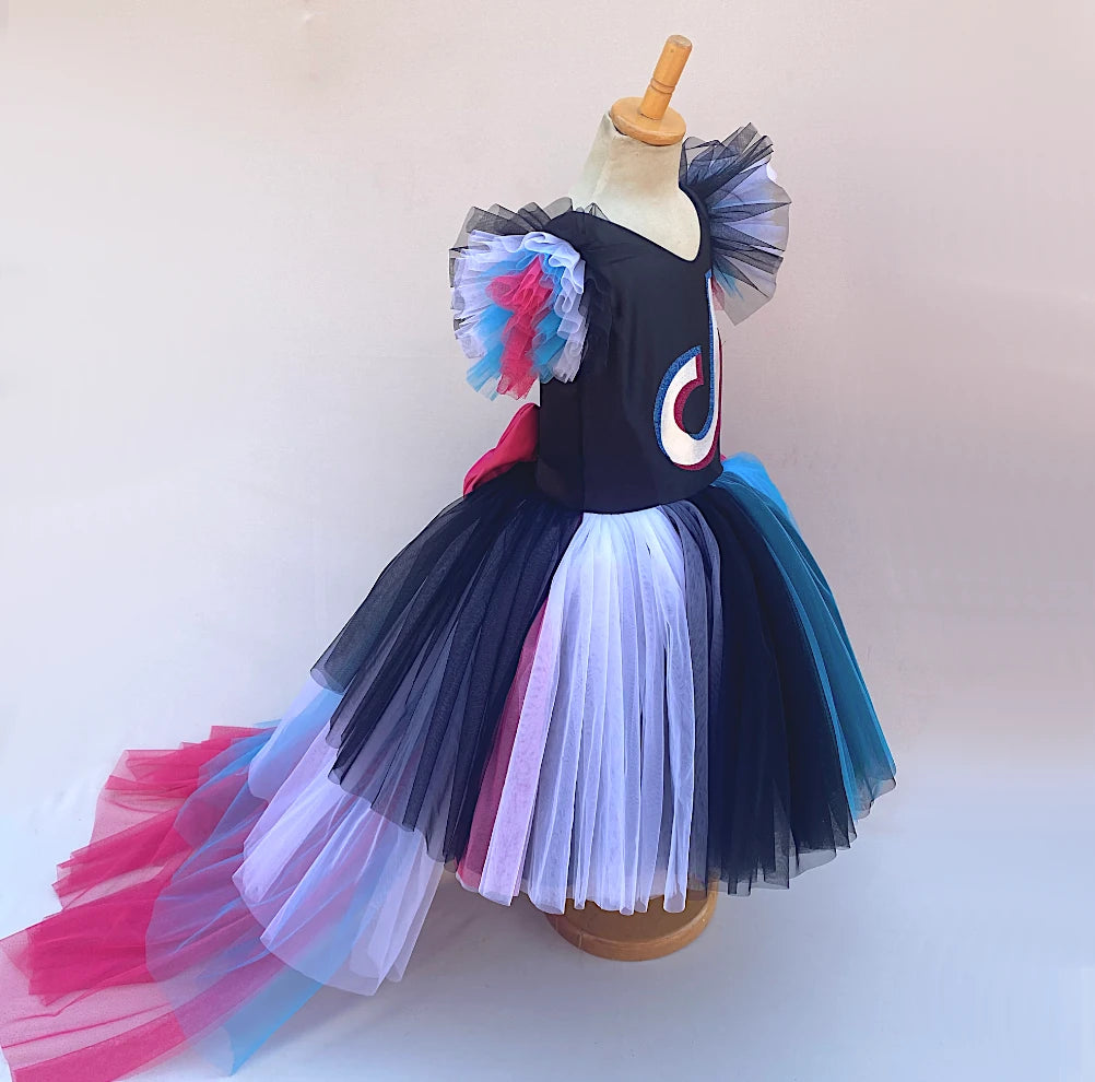 TikTok Birthday Dress with Train