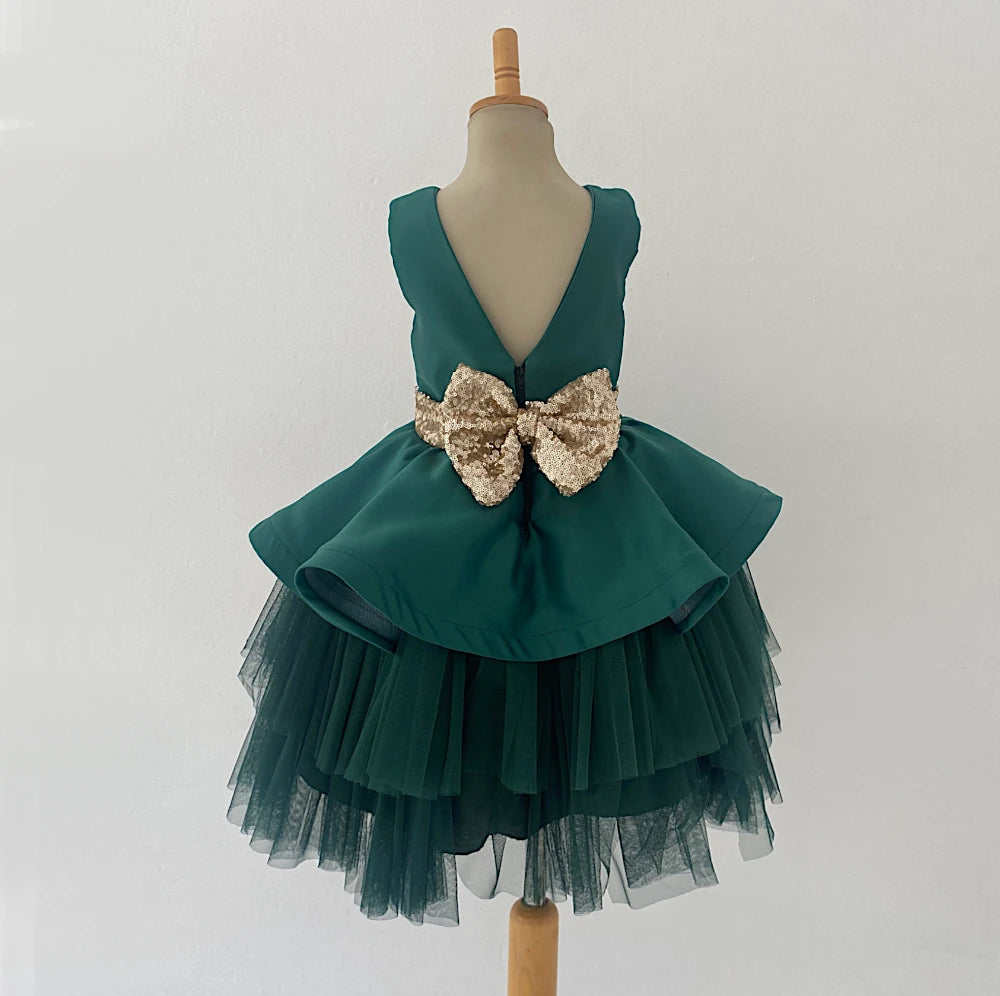 Evie Hunter Green Tutu Dress