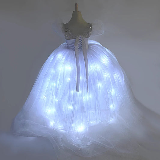 Zahra LED light up pageant gown