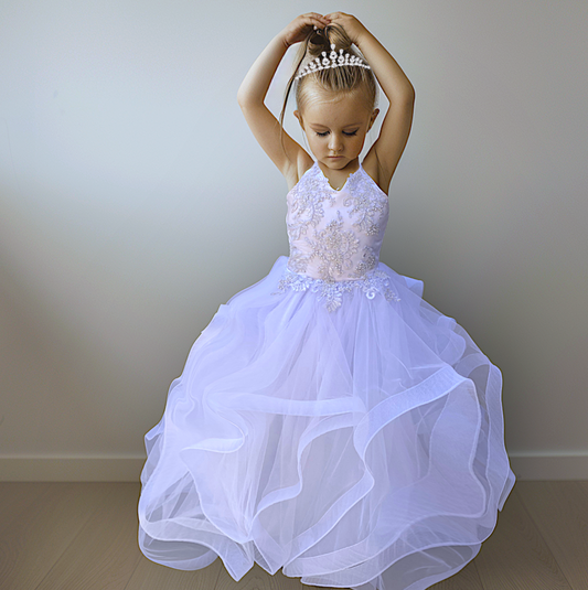 Naya White Ball Gown