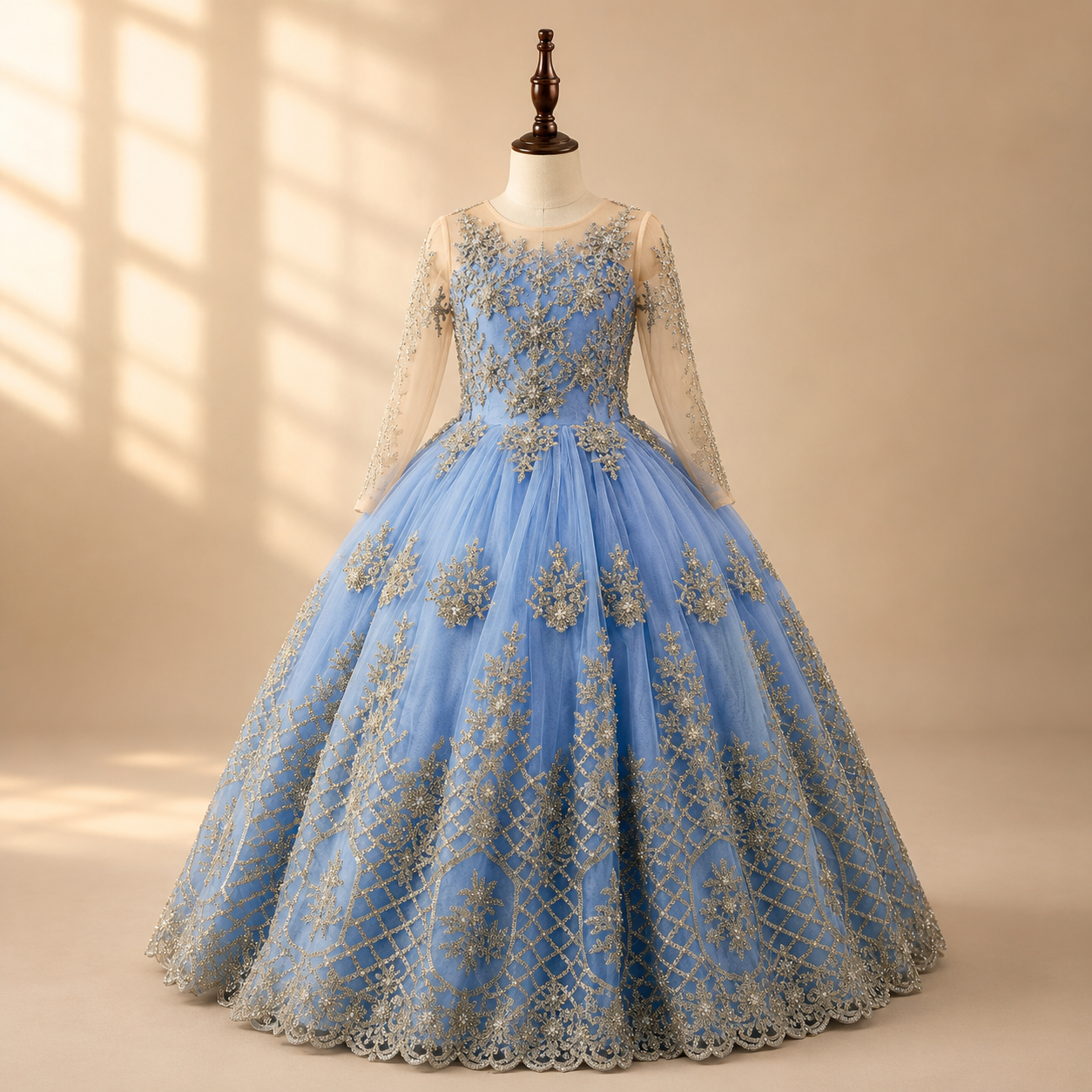 Blue Starlight Princess Gown