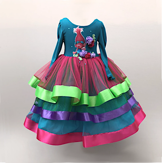 Princess Poppy Birthday Tutu Dress