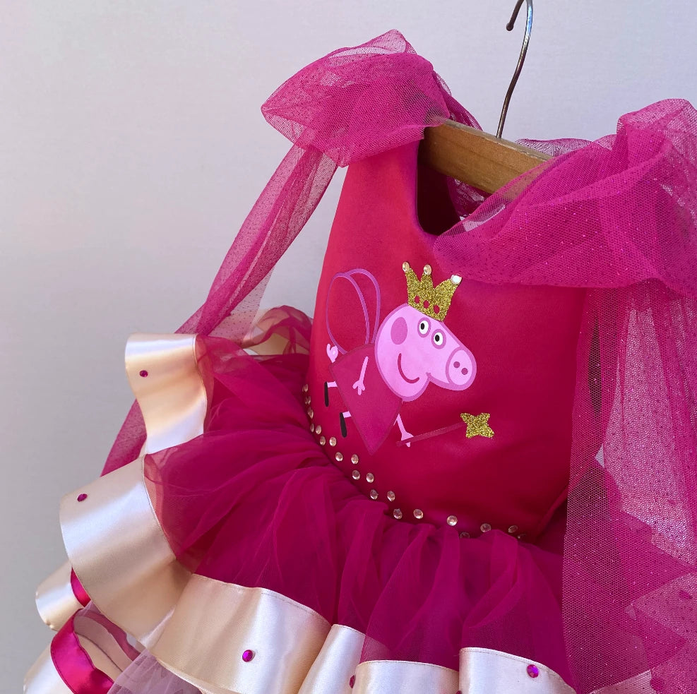 Peppa Pig Birthday Tutu Dress