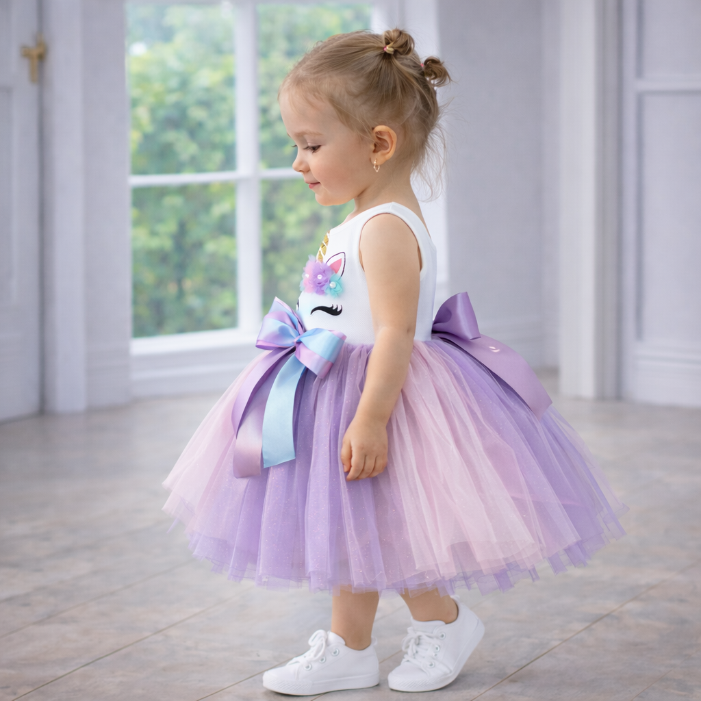 Unicorn Birthday Tutu Dress