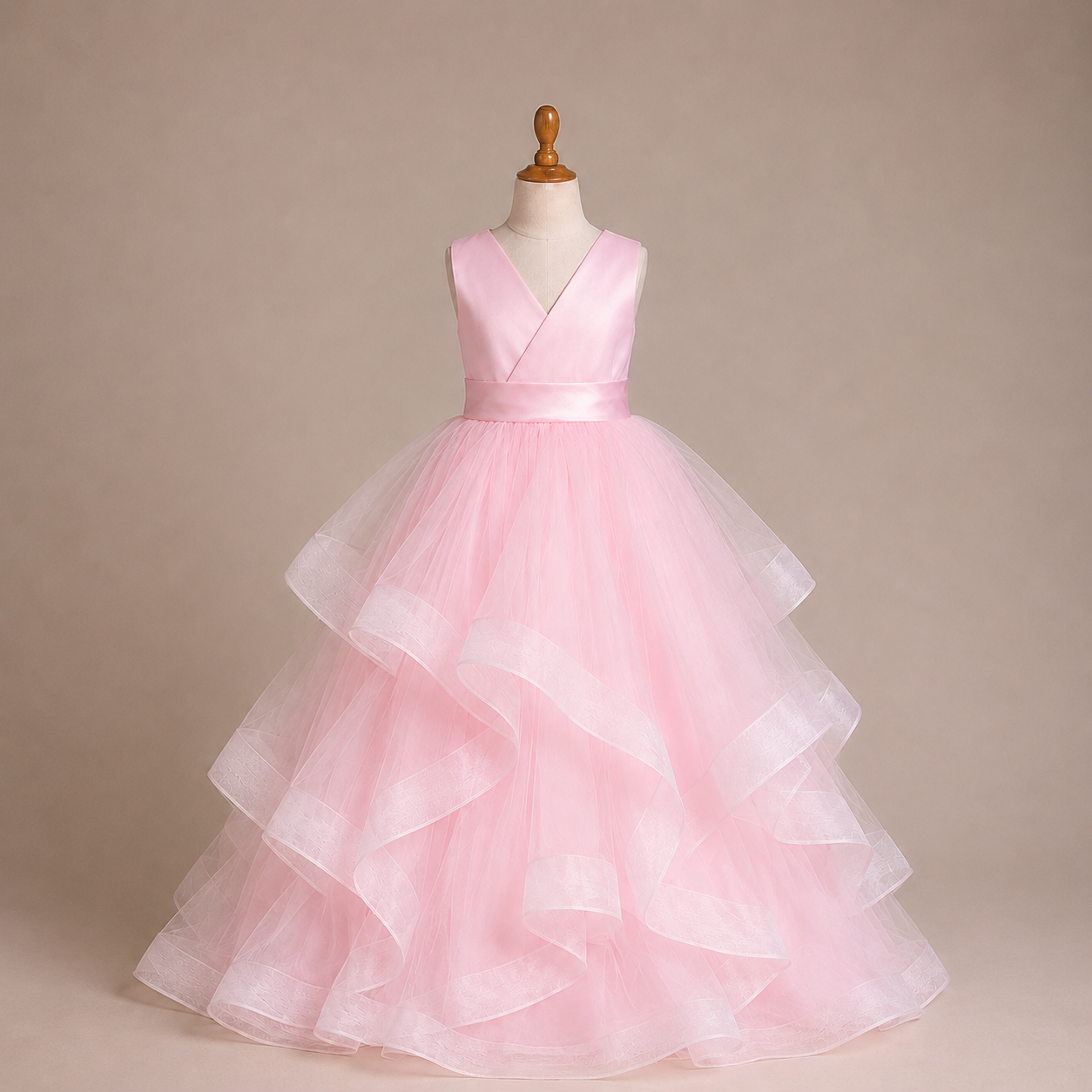 Pastel Pink Occasion Gown