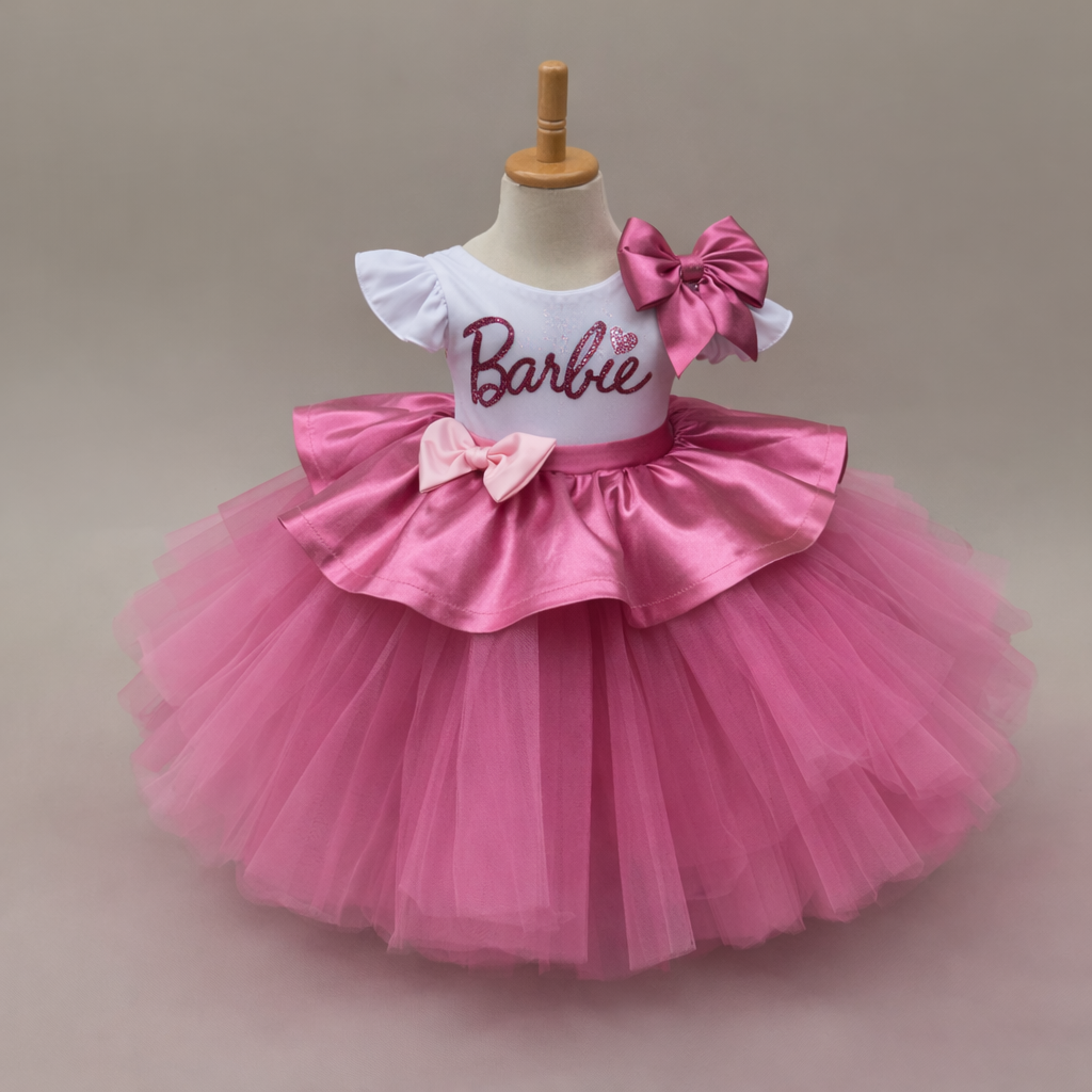 Princess Barbie Pink Tutu Dress