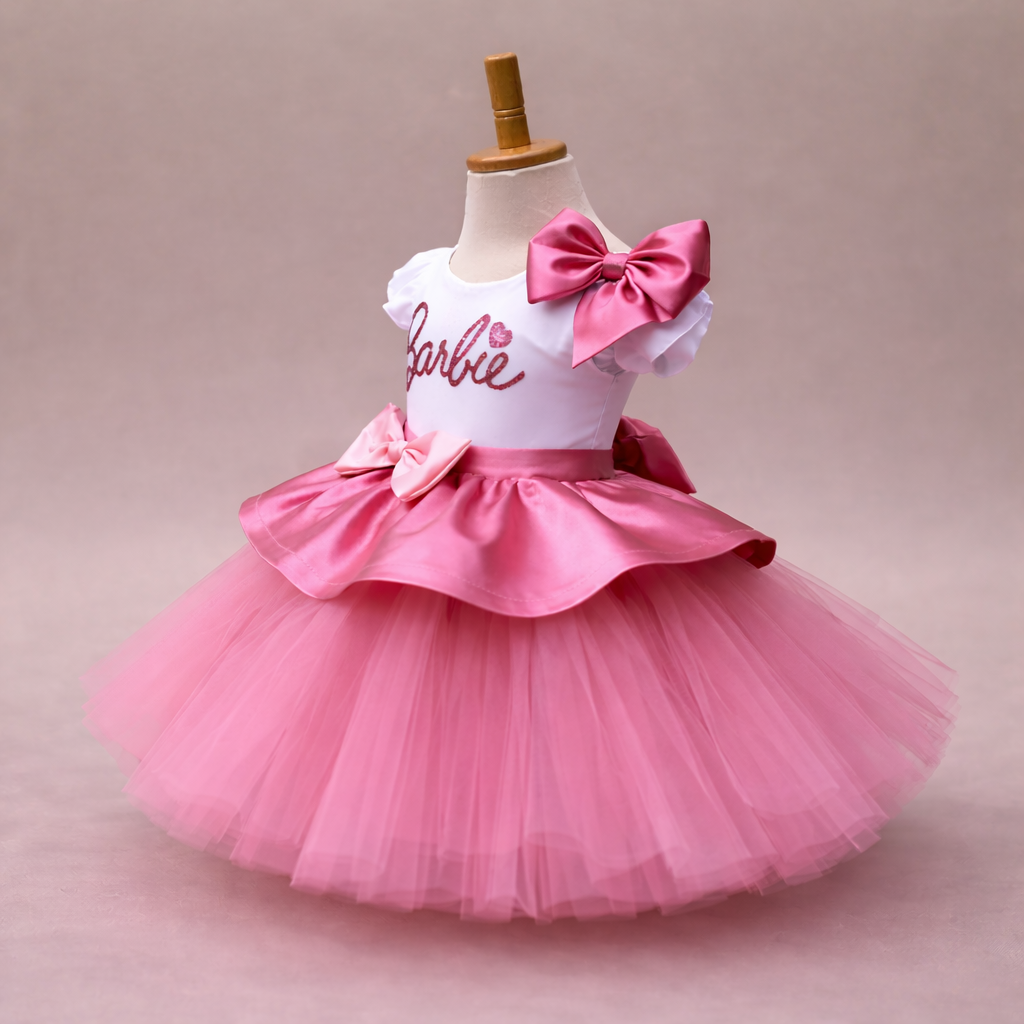 Princess Barbie Pink Tutu Dress
