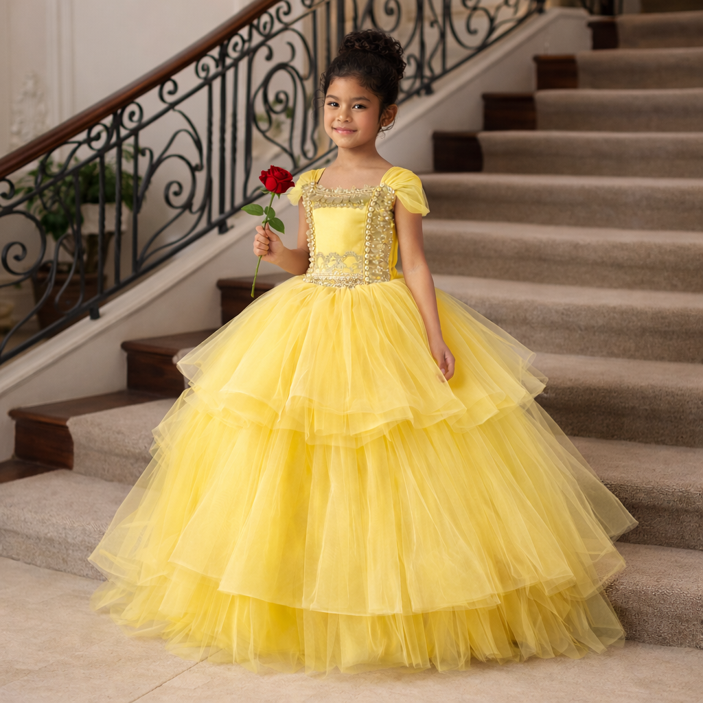 Luxury Beauty & the Beast Inspired Dress