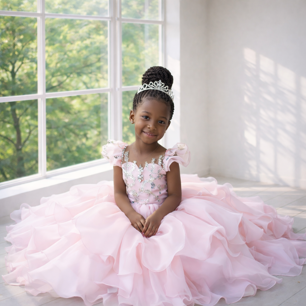 Pink Fairy Princess Dress for Girls