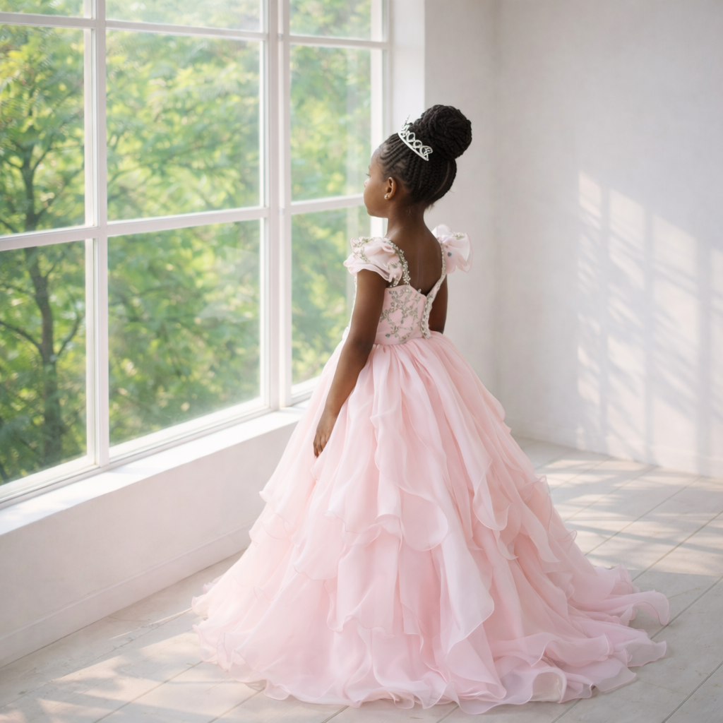 Pink Fairy Princess Dress for Girls