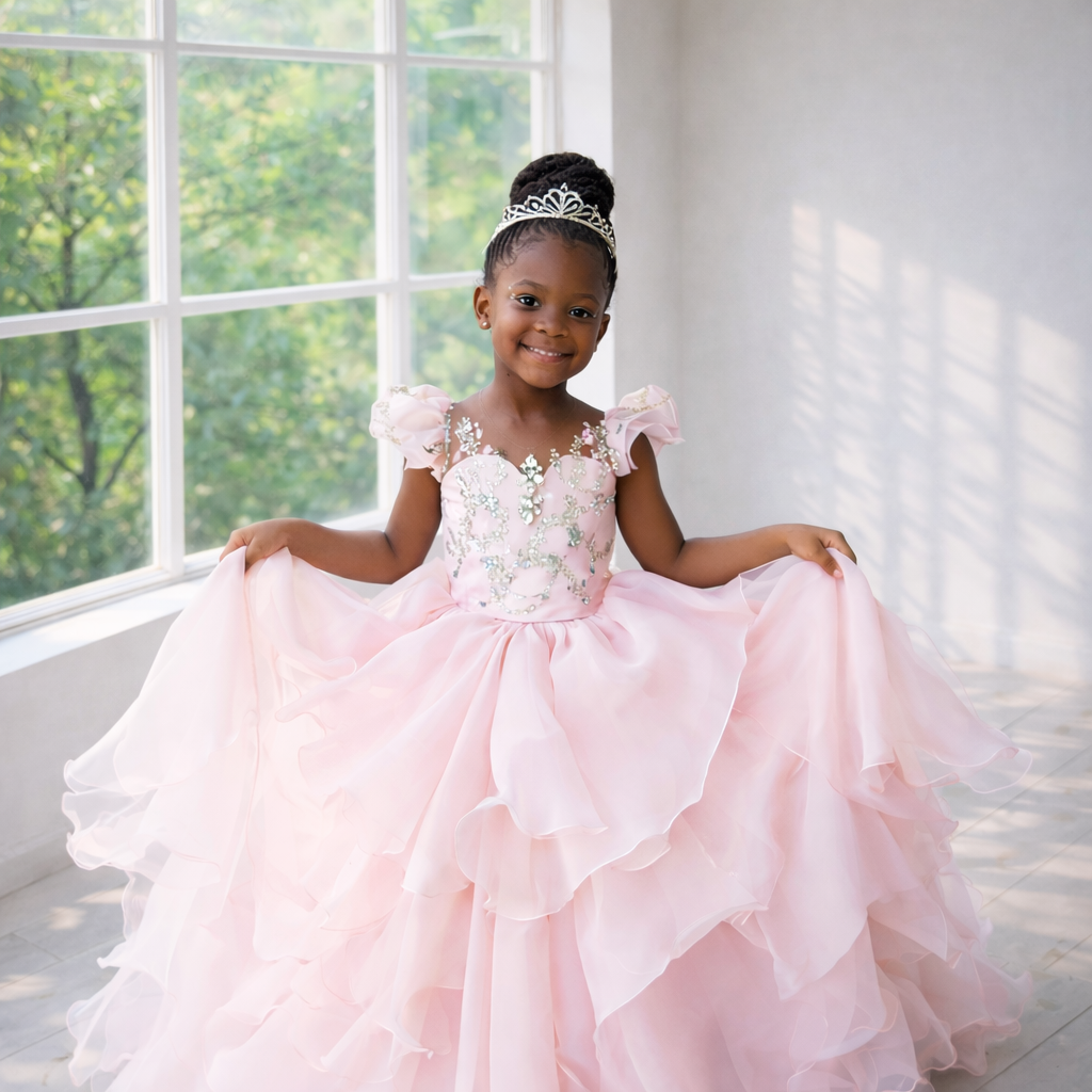 Pink Fairy Princess Dress for Girls
