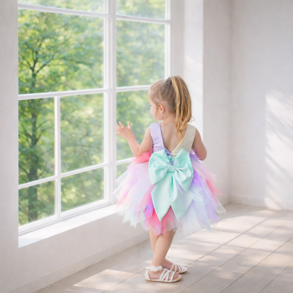 Pastel Rainbow Tutu Dress