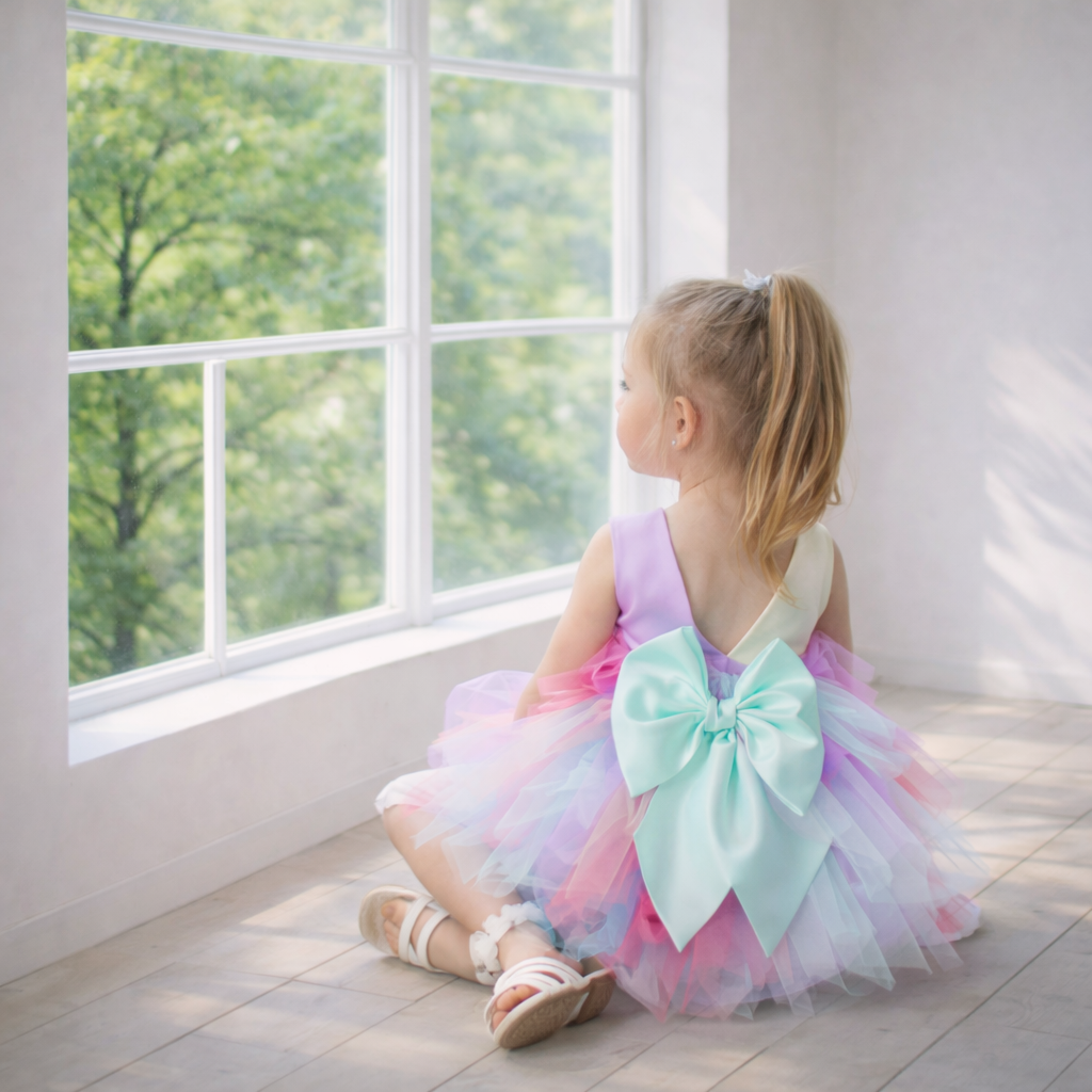 Pastel Rainbow Tutu Dress