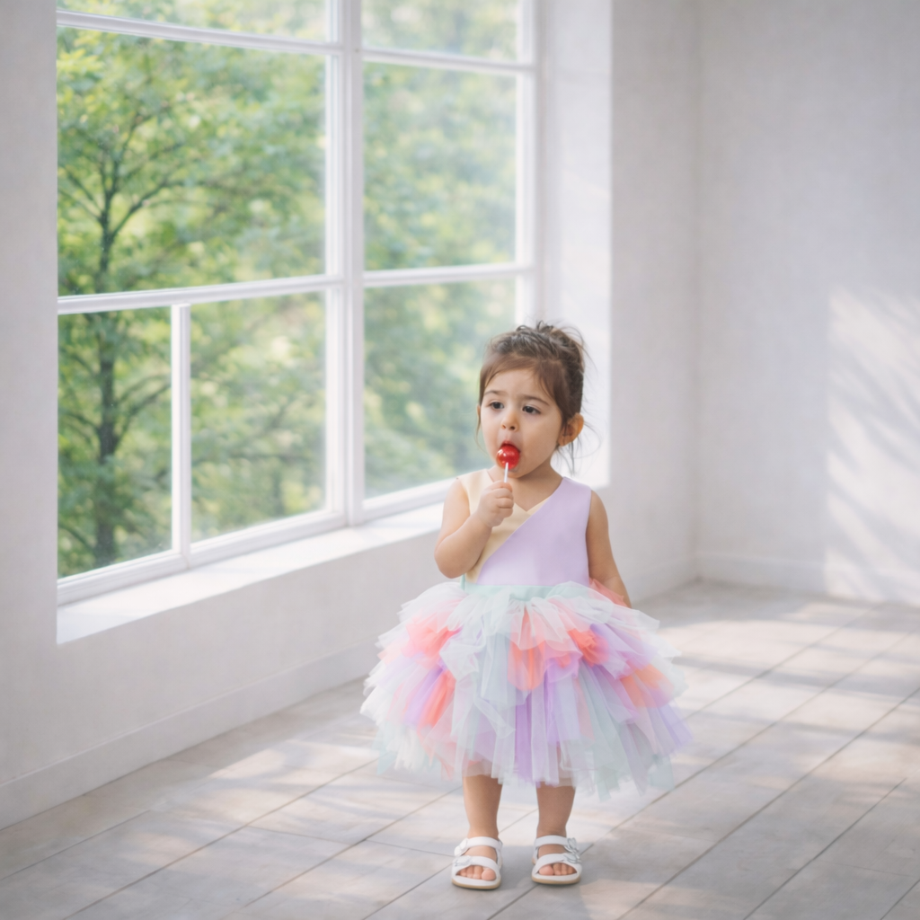 Pastel Rainbow Tutu Dress
